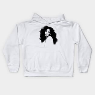 Donna Summer // Drawing Style Design Kids Hoodie